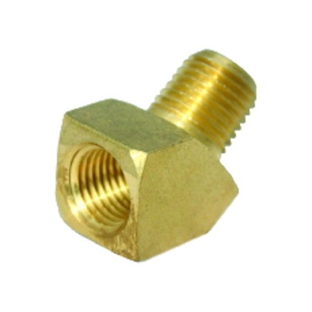 JMF 1/4 in. FPT X 1/4 in. D MPT Brass 45 Degree Street Elbow 4505673